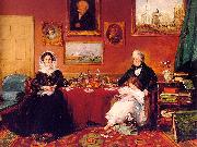 The Langford Family in their Drawing Room, James Holland